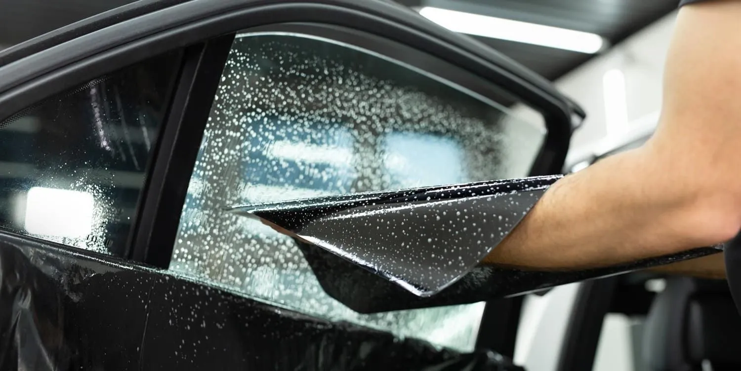 Window tinting process